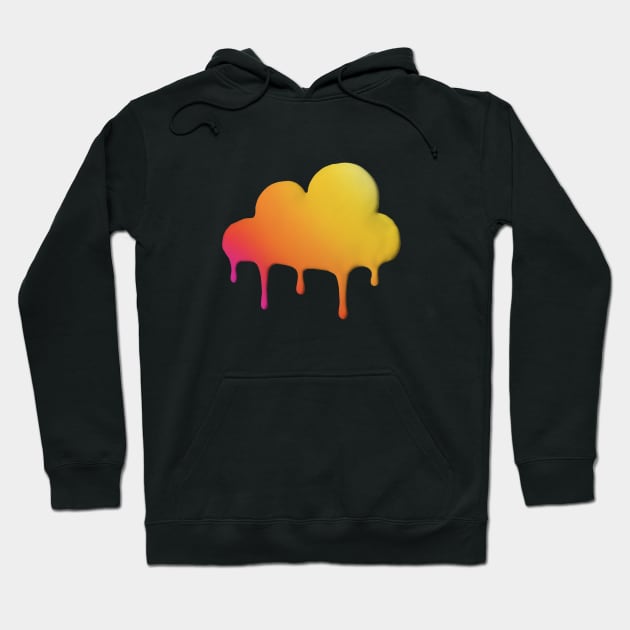 Dixie Damelio - be happy Cloud (big logo only rainbow)| Charli D'Amelio Hype House Tiktok Hoodie by Vane22april